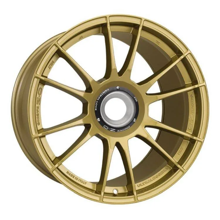 Легкосплавний диск 20" OZ Ultraleggera Hlt Cl 20x8,5 ET61 centralna nakrętka Race золотий - фото My Tuning Lab