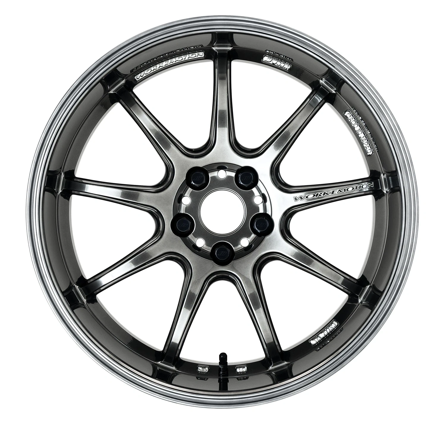 Легкосплавний диск 17" Work Wheels Work Emotion D9R 17x7 BLANK Glim чорний (GTK) - фото My Tuning Lab