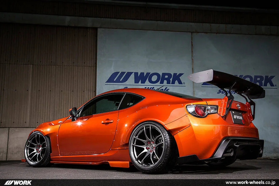 Легкосплавний диск 19" Work Wheels EMOTION CR KIWAMI 19x9,5 ET38 5x114,3 срібний (GTS) - фото My Tuning Lab