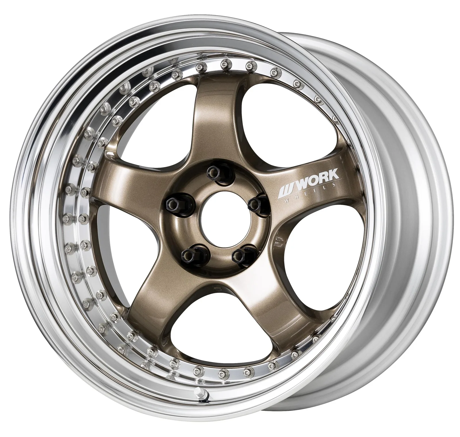 Легкосплавний диск 20" Work Wheels Meister S1-3P 20x9 BLANK Titanium бронза (HPG) - фото My Tuning Lab