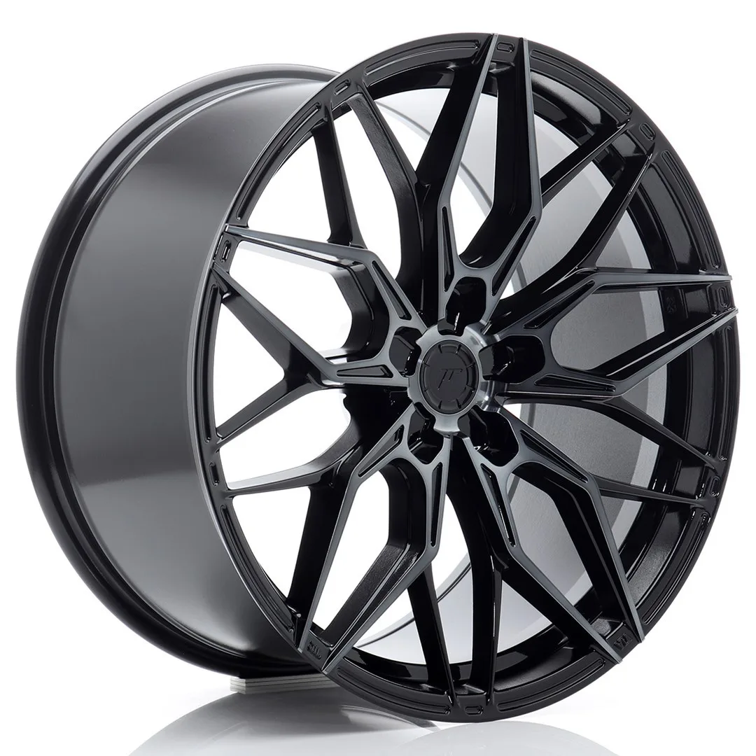 Легкосплавний диск 20" Japan Racing JR46 20x10 ET31 5x112 чорний Machined - фото My Tuning Lab