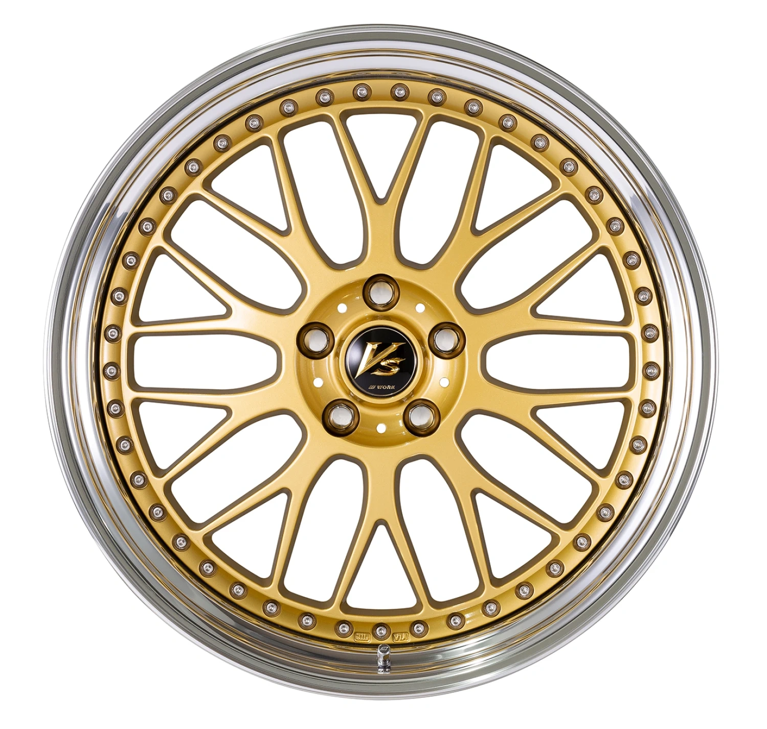 Легкосплавний диск 19" Work Wheels VS XX Step Rim 19x11 BLANK золотий (GLD) - фото My Tuning Lab