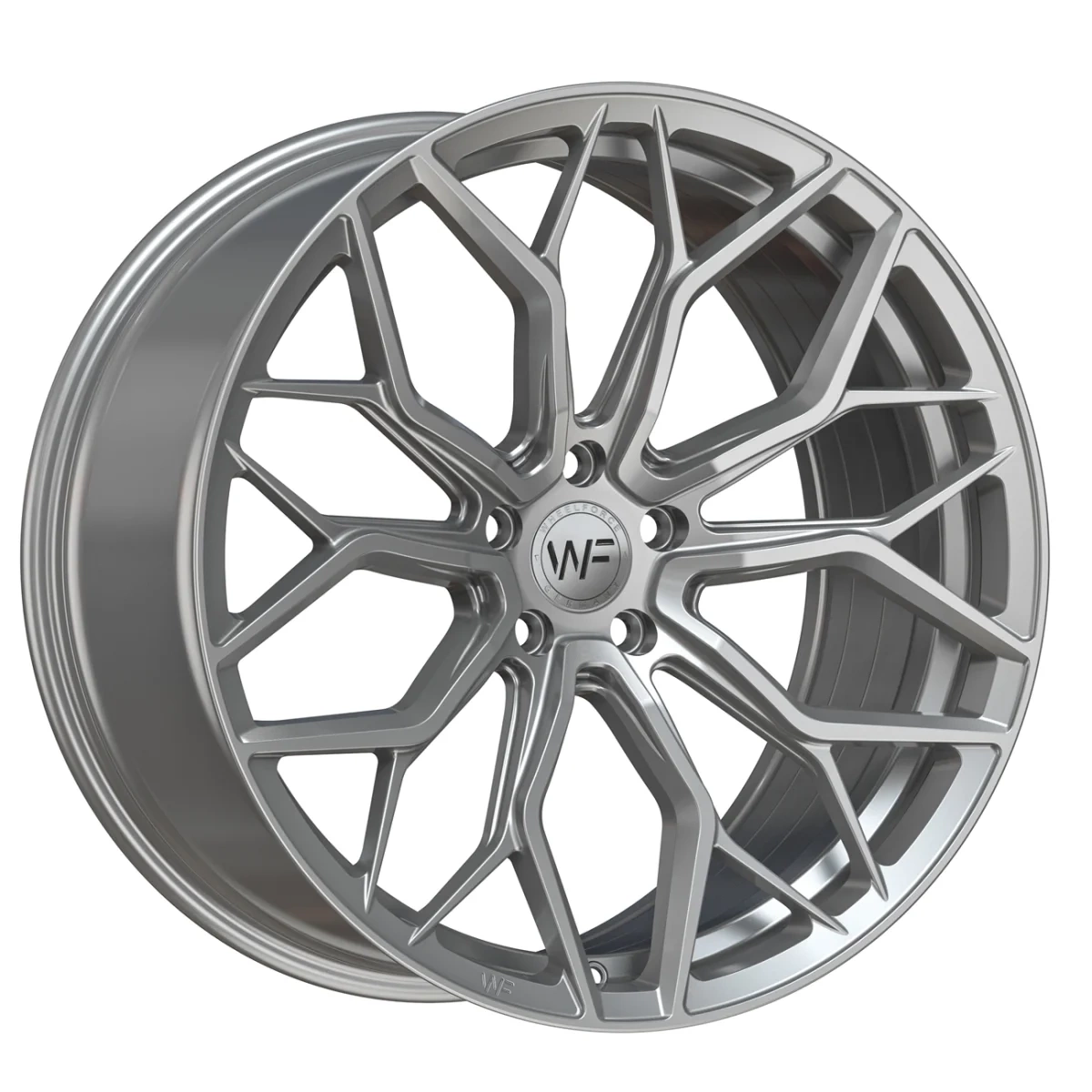 Легкосплавний диск 21" Wheelforce HE1-FF 21x9,5 ET35 5x114,3 Frozen срібний - фото My Tuning Lab