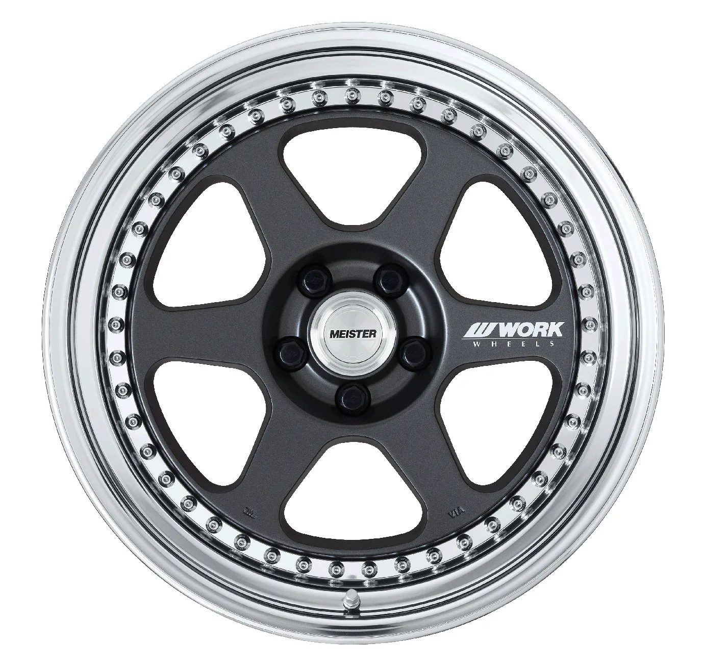 Легкосплавний диск 18" Work Wheels Meister L1-3P 18x9,5 BLANK матовий графіт (MGM) - фото My Tuning Lab
