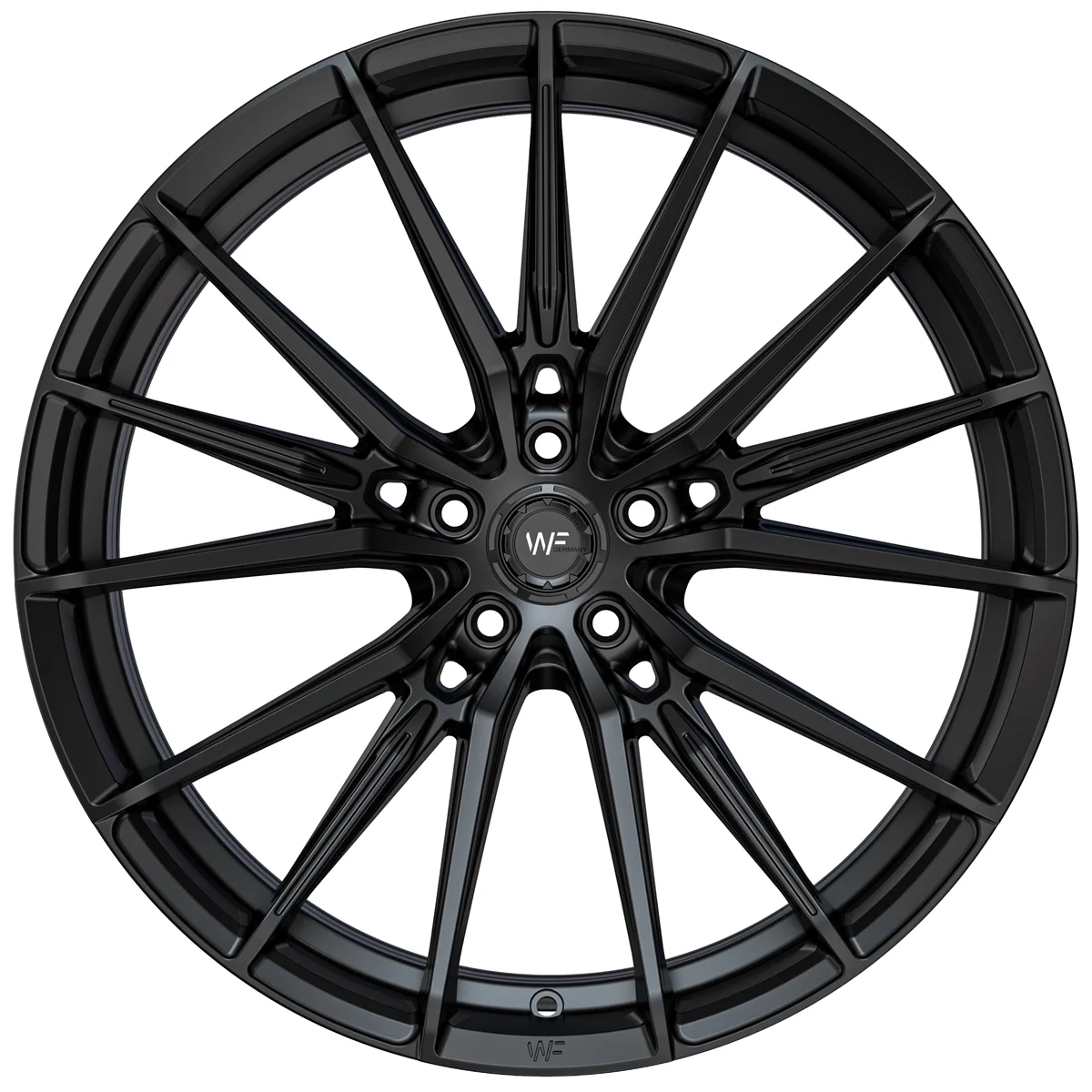 Легкосплавний диск 21" Wheelforce CF.4-FFR 21x11,5 ET17 5x112 глибокий чорний - фото My Tuning Lab