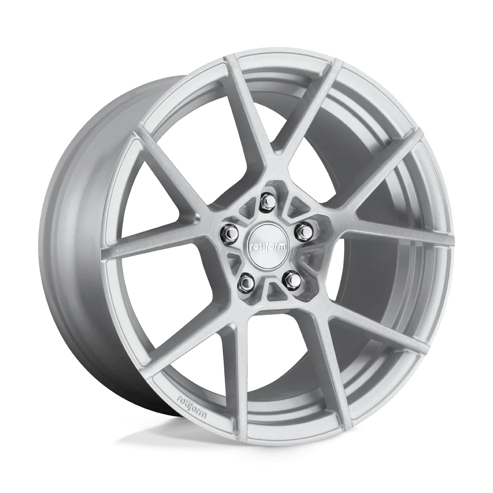Легкосплавний диск 20" Rotiform R138 KPS 20x8,5 ET35 5x120 глянцевий срібний брашований - фото My Tuning Lab