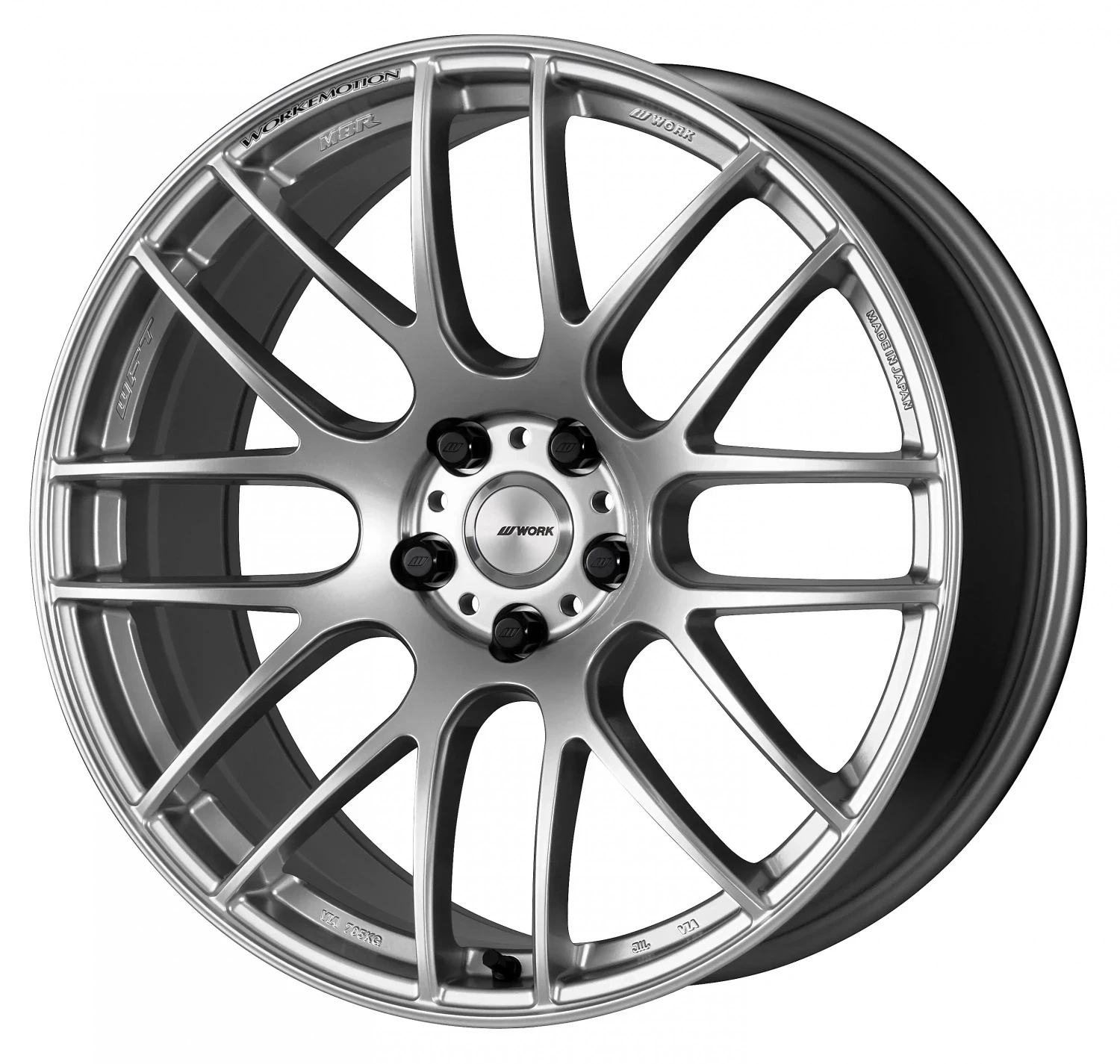Легкосплавний диск 20" Work Wheels Work Emotion M8R 20x8,5 BLANK Glanz срібний (GZS) - фото My Tuning Lab