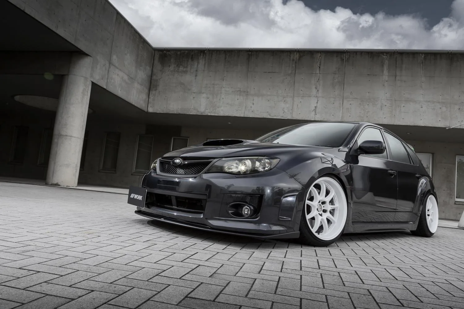 Легкосплавний диск 18" Work Wheels Work Emotion D9R 18x9,5 BLANK Glim чорний (GTK) - фото My Tuning Lab