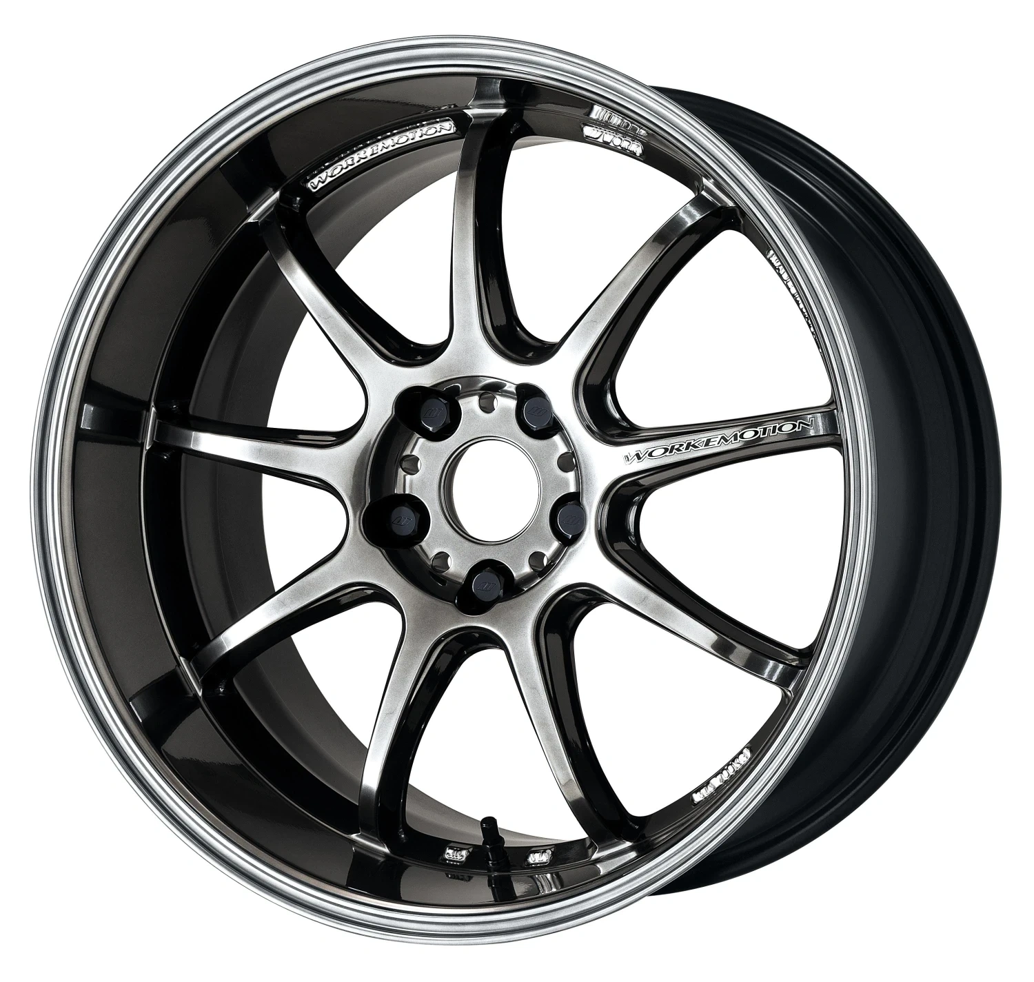 Легкосплавний диск 17" Work Wheels Work Emotion D9R 17x7 BLANK Glim чорний (GTK) - фото My Tuning Lab