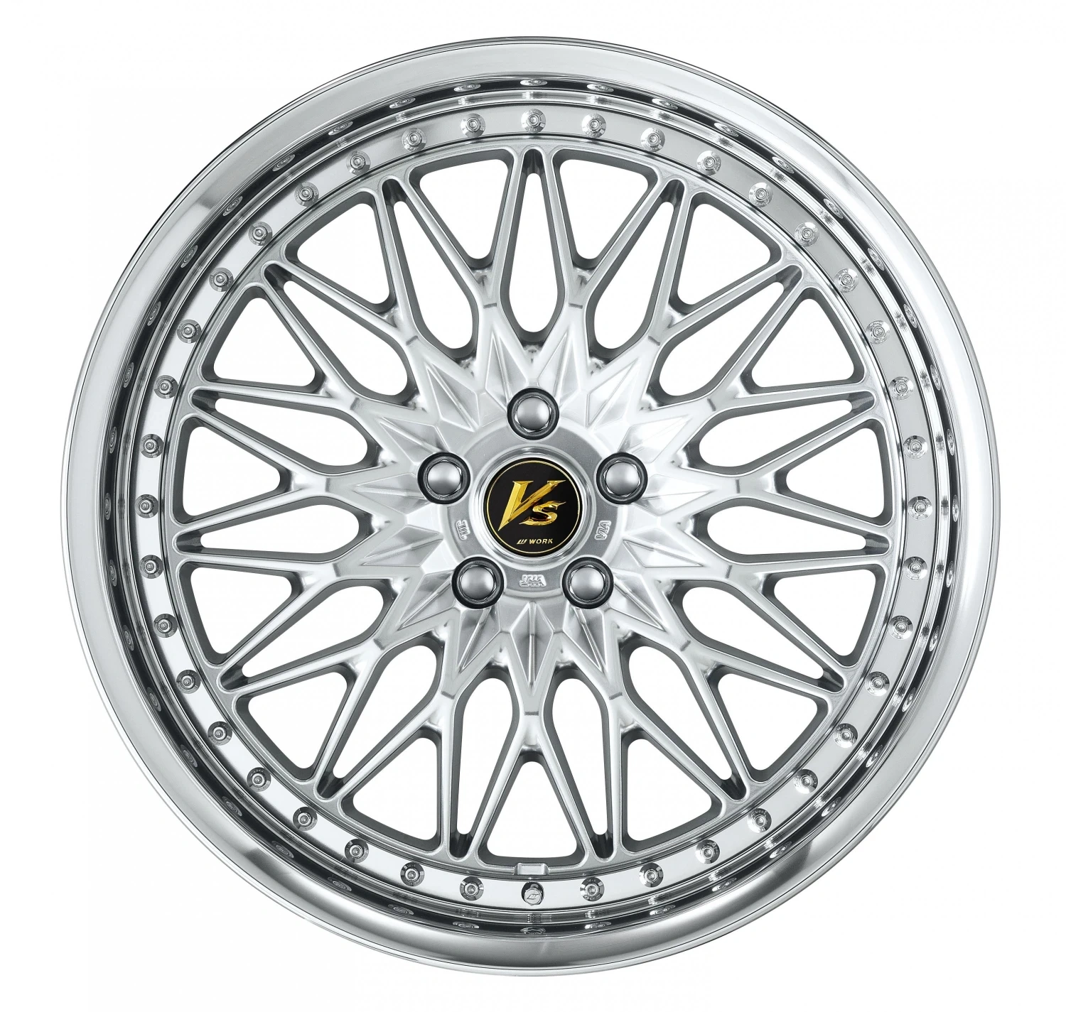 Легкосплавний диск 17" Work Wheels VS XV 17x7 BLANK Silky Rich срібний (SRS) - фото My Tuning Lab