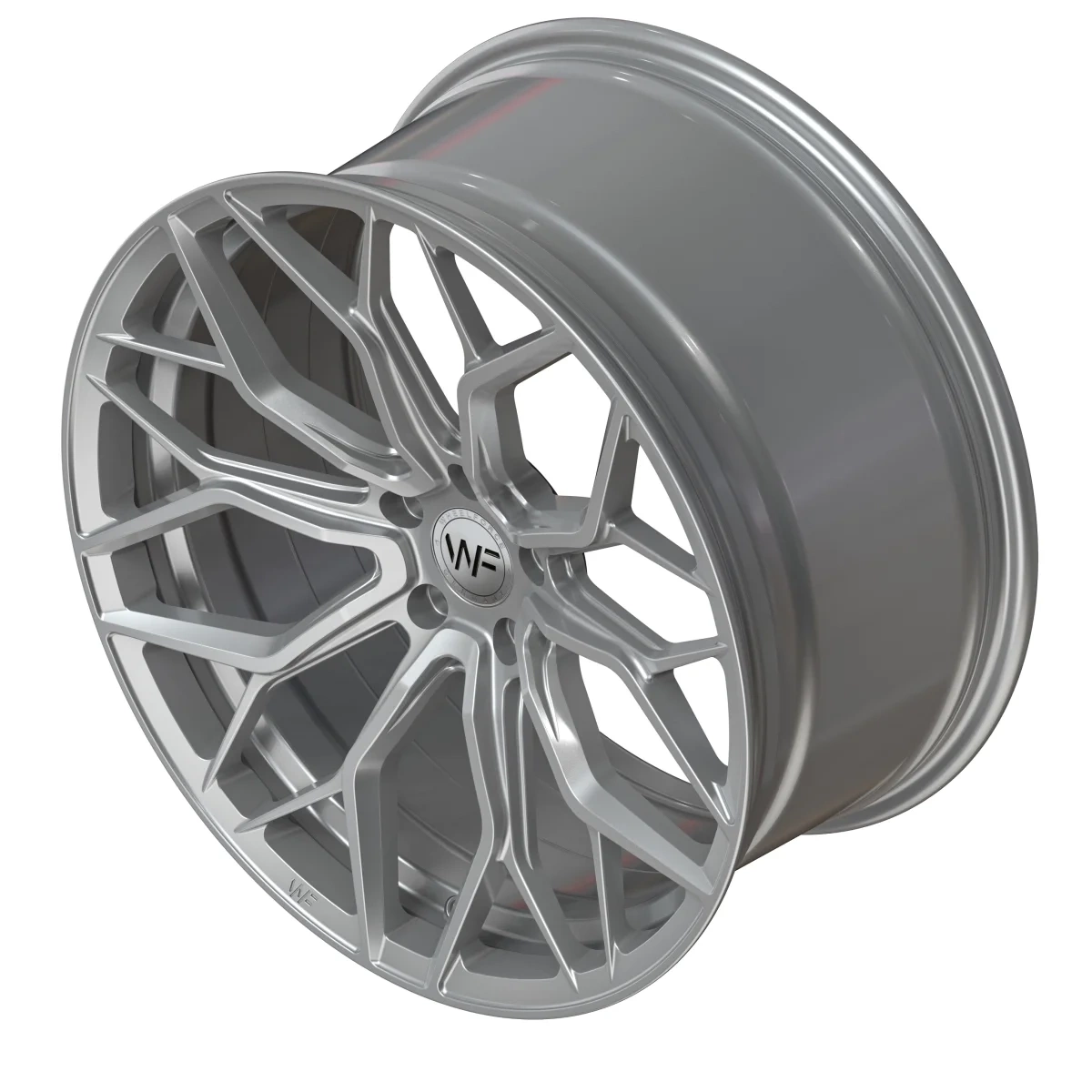 Легкосплавний диск 21" Wheelforce HE1-FF 21x9,5 ET35 5x114,3 Frozen срібний - фото My Tuning Lab