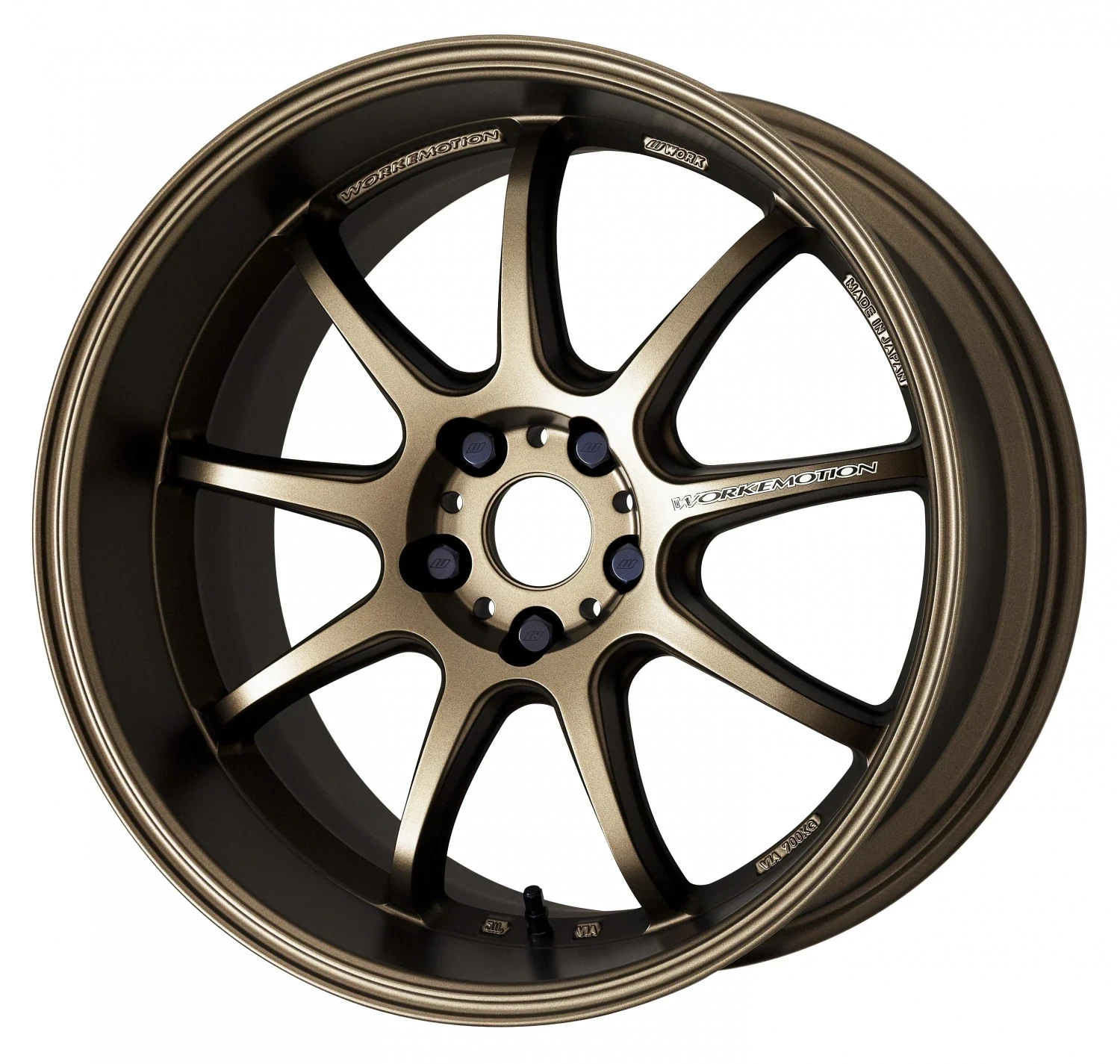 Легкосплавний диск 18" Work Wheels Work Emotion D9R 18x7,5 BLANK Matte бронза (AHG) - фото My Tuning Lab