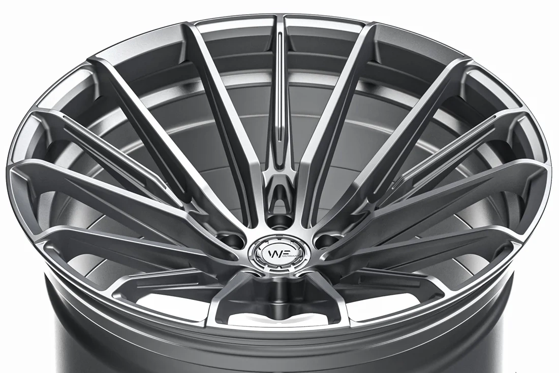 Легкосплавний диск 22" Wheelforce CF.4-FFR 22x11 ET10 5x120 Gloss Steel - фото My Tuning Lab