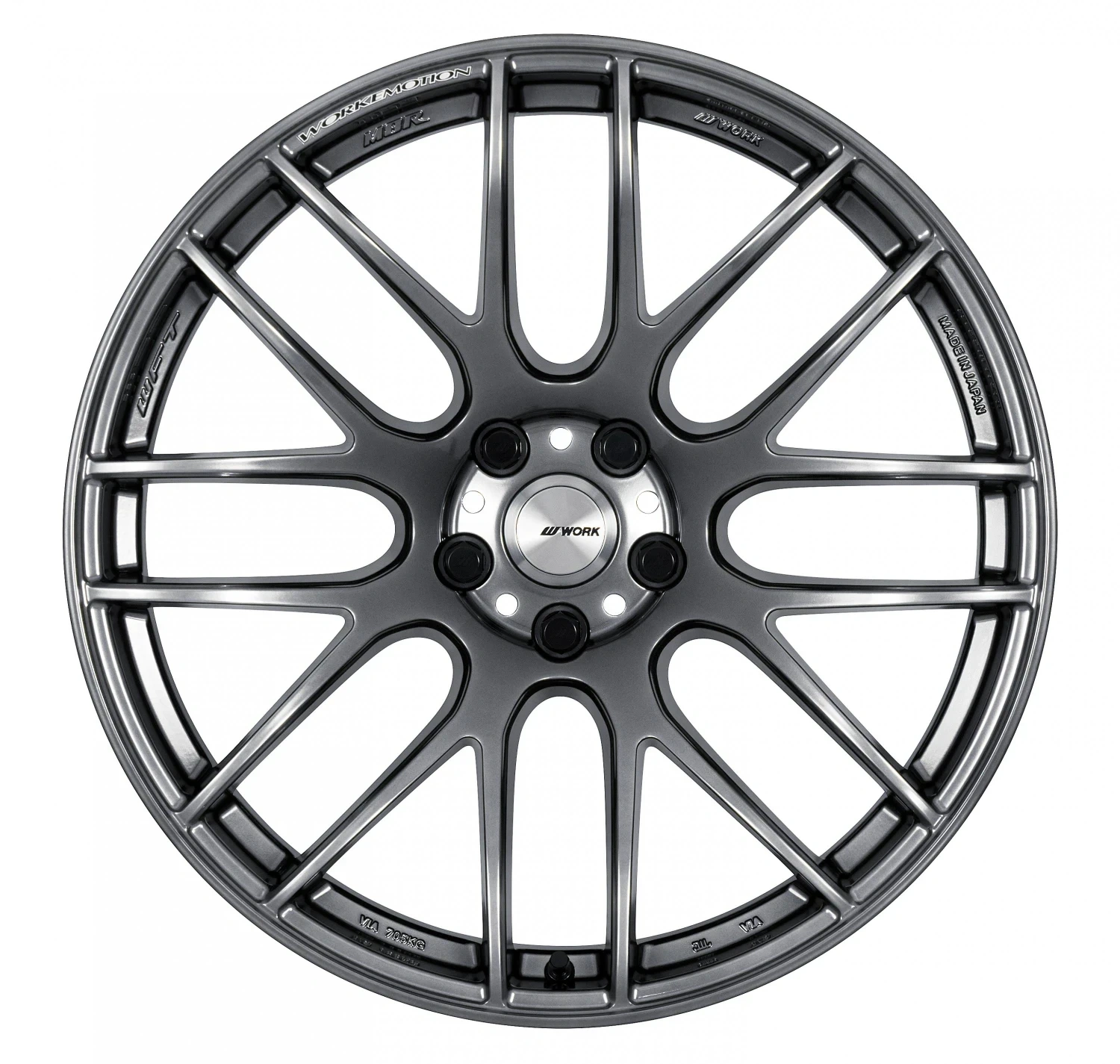 Легкосплавний диск 20" Work Wheels Work Emotion M8R 20x9,5 BLANK Glanz чорний (GZK) - фото My Tuning Lab