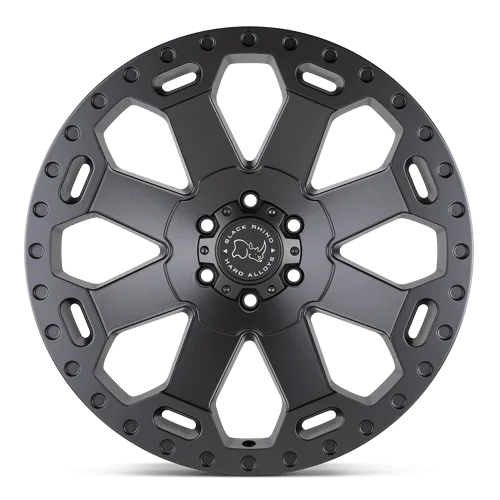 Легкосплавний диск 18" Black Rhino Warlord 18x8 ET52 6x130 матовий графіт - фото My Tuning Lab