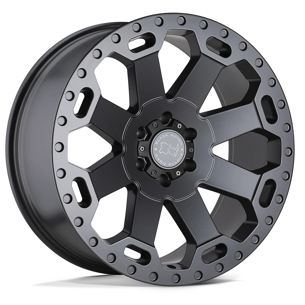 Легкосплавний диск 18" Black Rhino Warlord 18x8 ET52 6x130 матовий графіт - фото My Tuning Lab