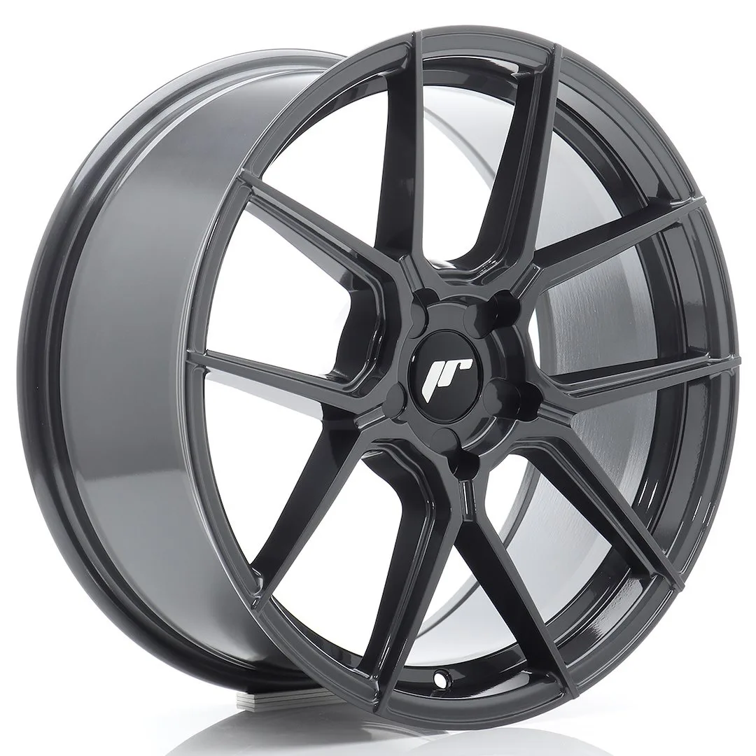 Легкосплавний диск 18" Japan Racing JR30 18x8,5 ET41 5x120 насичений сірий - фото My Tuning Lab