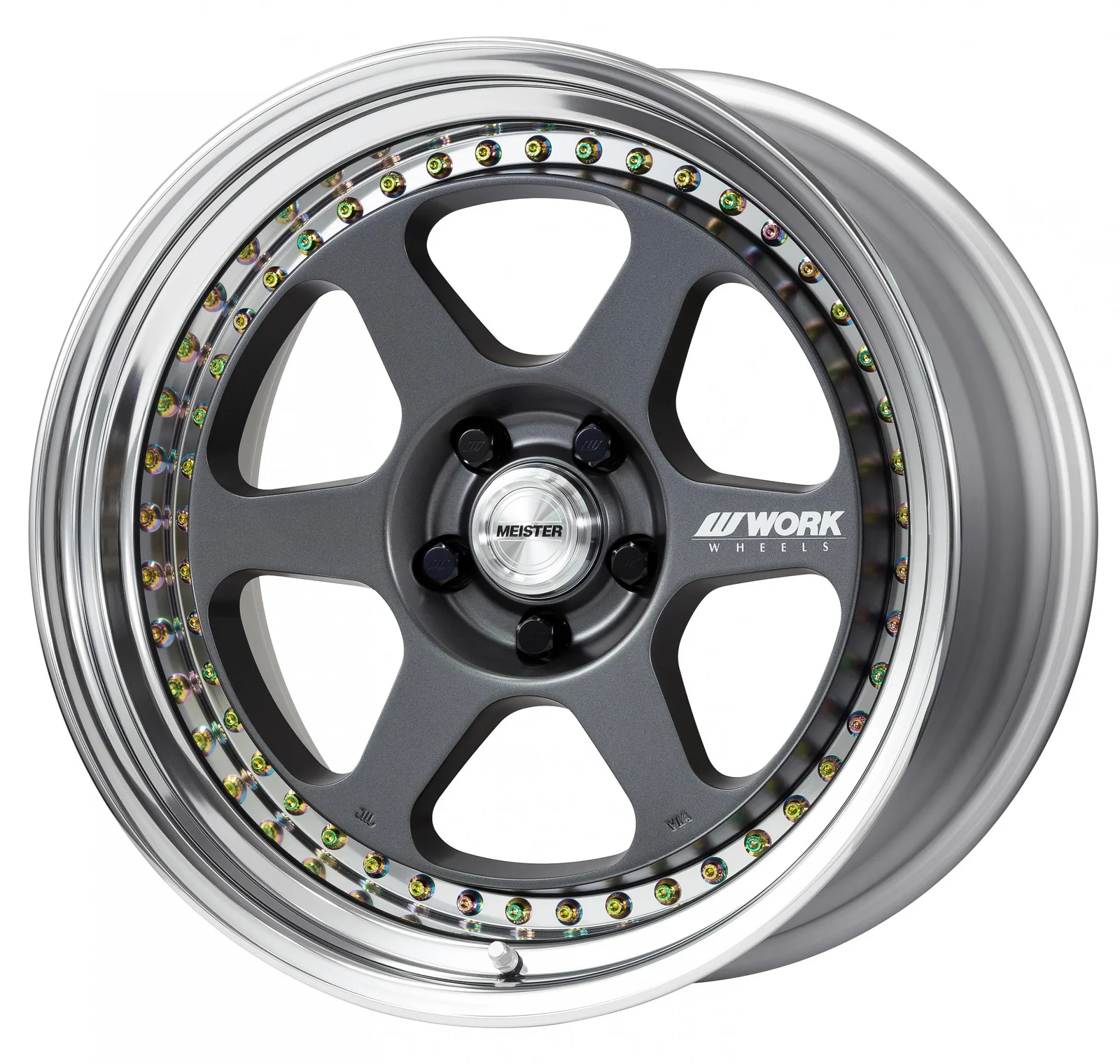 Легкосплавний диск 19" Work Wheels Meister L1-3P 19x13,5 BLANK матовий графіт (MGM) - фото My Tuning Lab