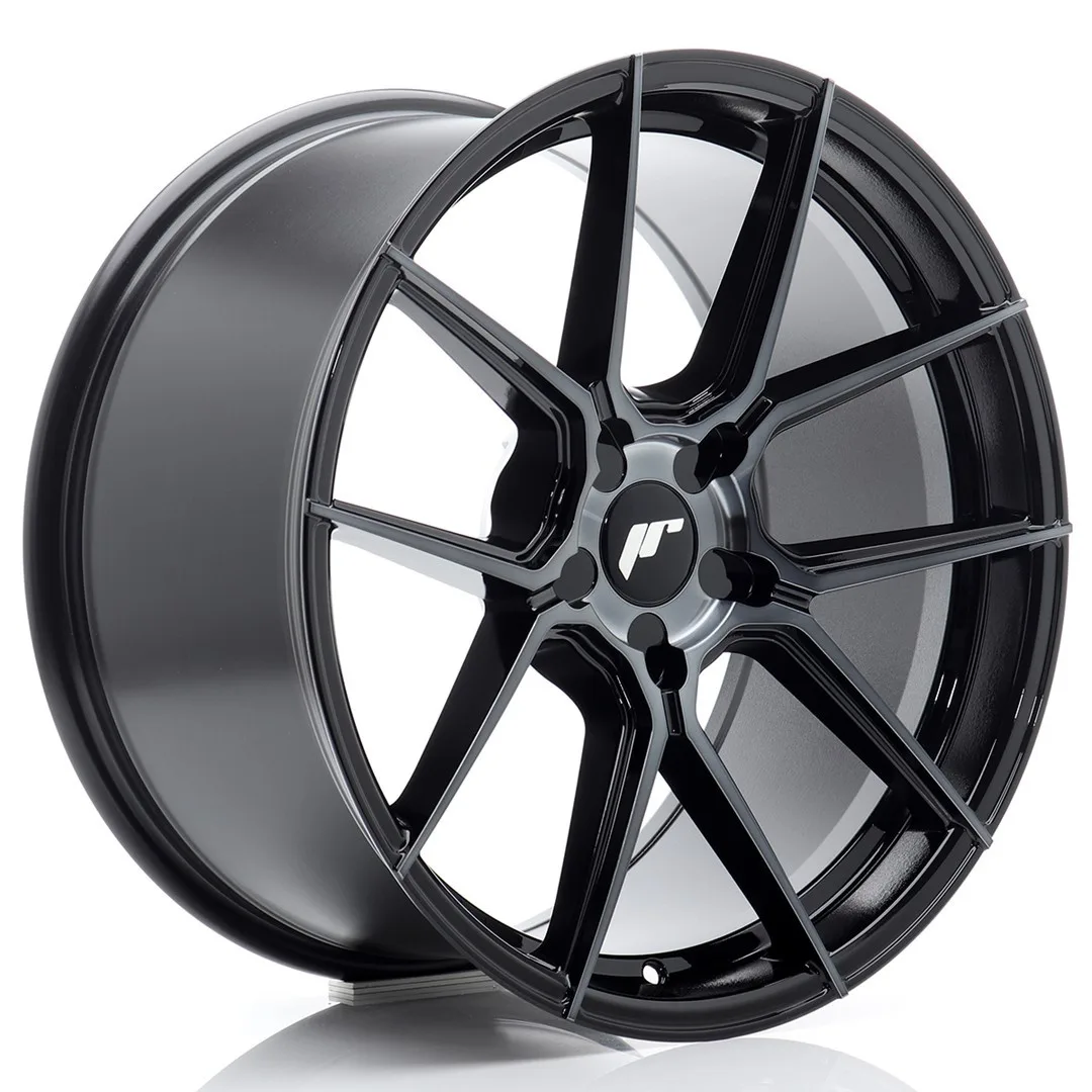 Легкосплавний диск 19" Japan Racing JR30 19x9,5 ET40 5x114,3 чорний Machined - фото My Tuning Lab