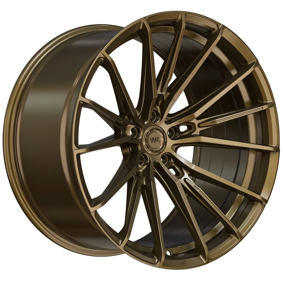 Легкосплавний диск 22" Wheelforce CF.4-FFR 22x11 ET10 5x120 сатинова бронза - фото My Tuning Lab