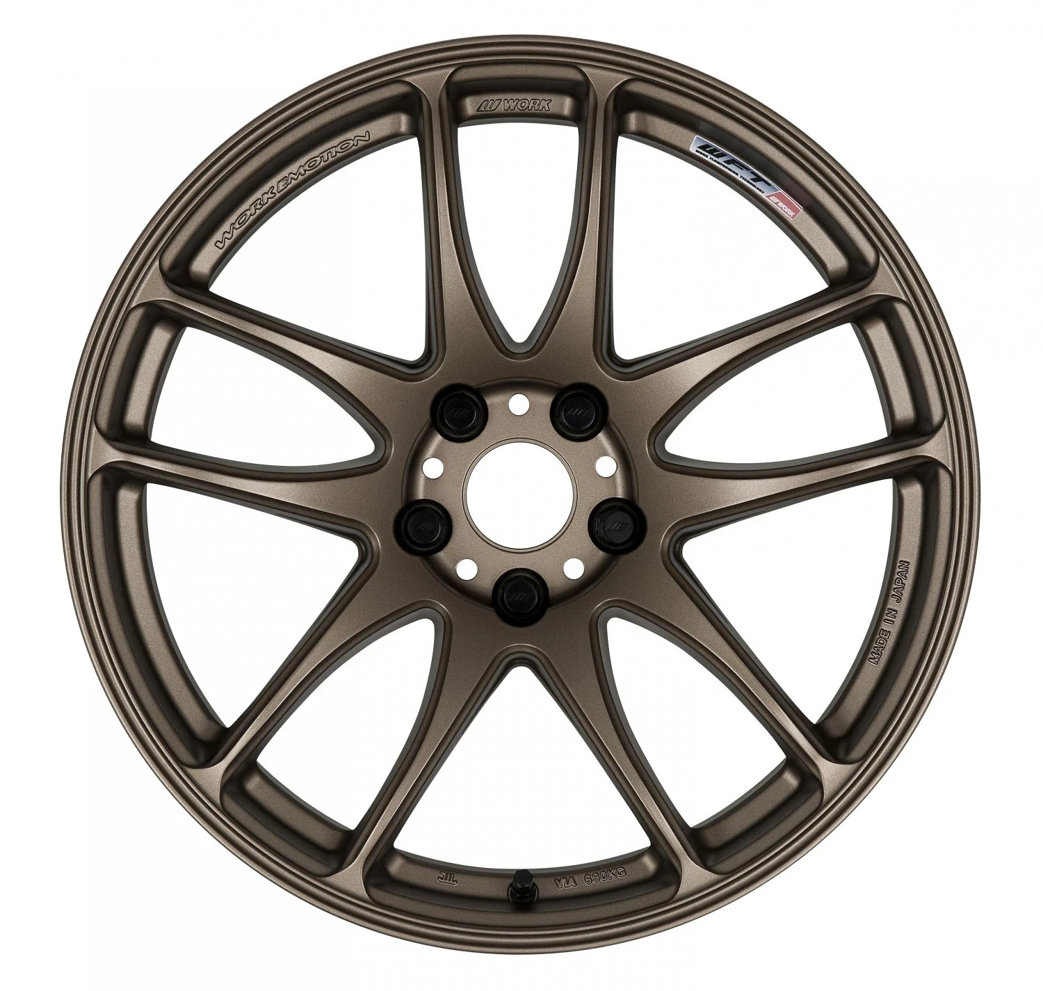 Легкосплавний диск 18" Work Wheels Work Emotion CR Kiwami 18x9,5 BLANK Matte бронза (AHG) - фото My Tuning Lab
