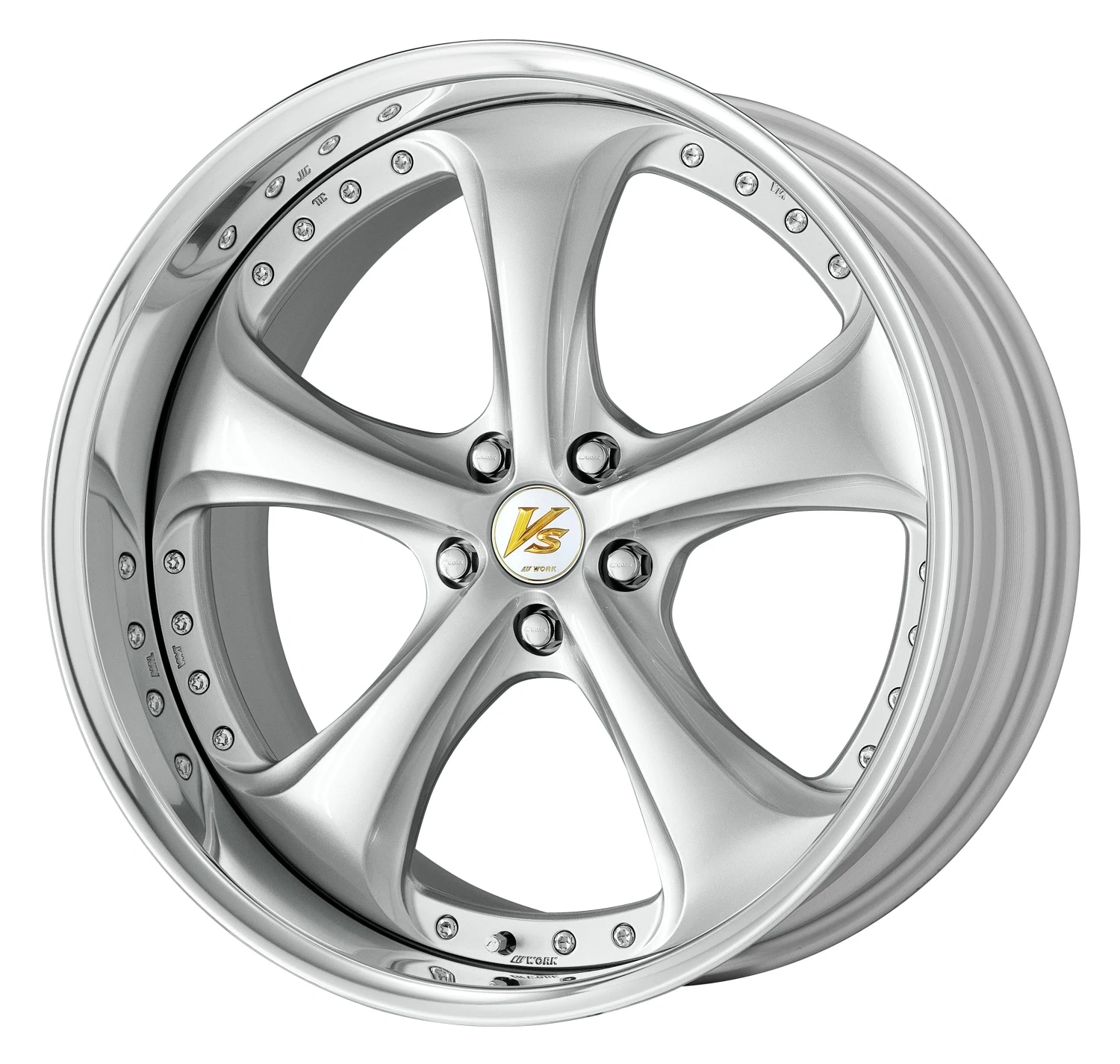 Легкосплавний диск 21" Work Wheels VS KF# 21x14 BLANK Light Gray срібний (LGS) - фото My Tuning Lab
