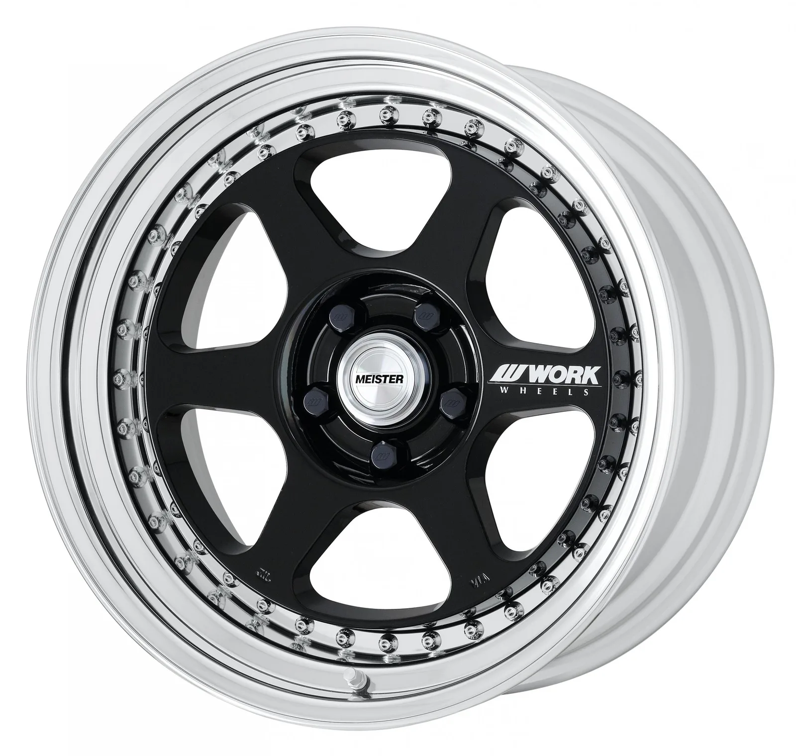 Легкосплавний диск 18" Work Wheels Meister L1-3P 18x13,5 BLANK глянцевий чорний (BLK) - фото My Tuning Lab