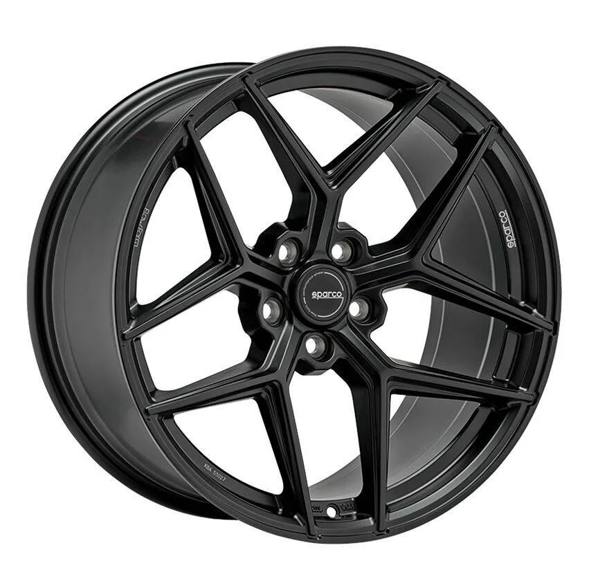 Легкосплавний диск 18" SPARCO Ff3 18x8 ET45 5x112 матовий чорний - фото My Tuning Lab