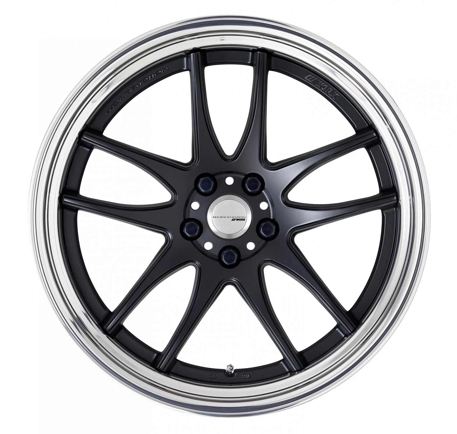 Легкосплавний диск 19" Work Wheels Work Emotion CR-2P Step Rim 19x12,5 BLANK матовий чорний (MBL) - фото My Tuning Lab