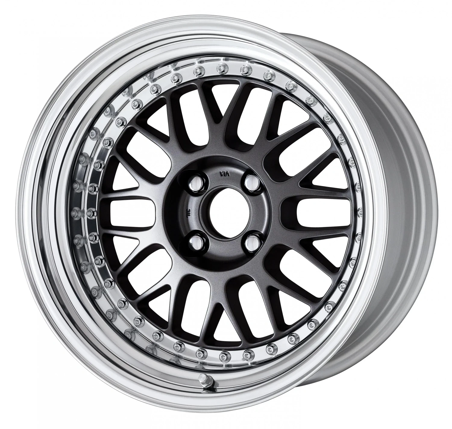 Легкосплавний диск 16" Work Wheels Meister M1-3P 16x5 BLANK матовий графіт (MGM) - фото My Tuning Lab