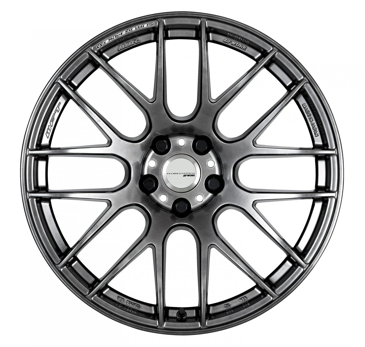 Легкосплавний диск 19" Work Wheels Work Emotion M8R 19x9,5 BLANK Blim чорний (GTK) - фото My Tuning Lab