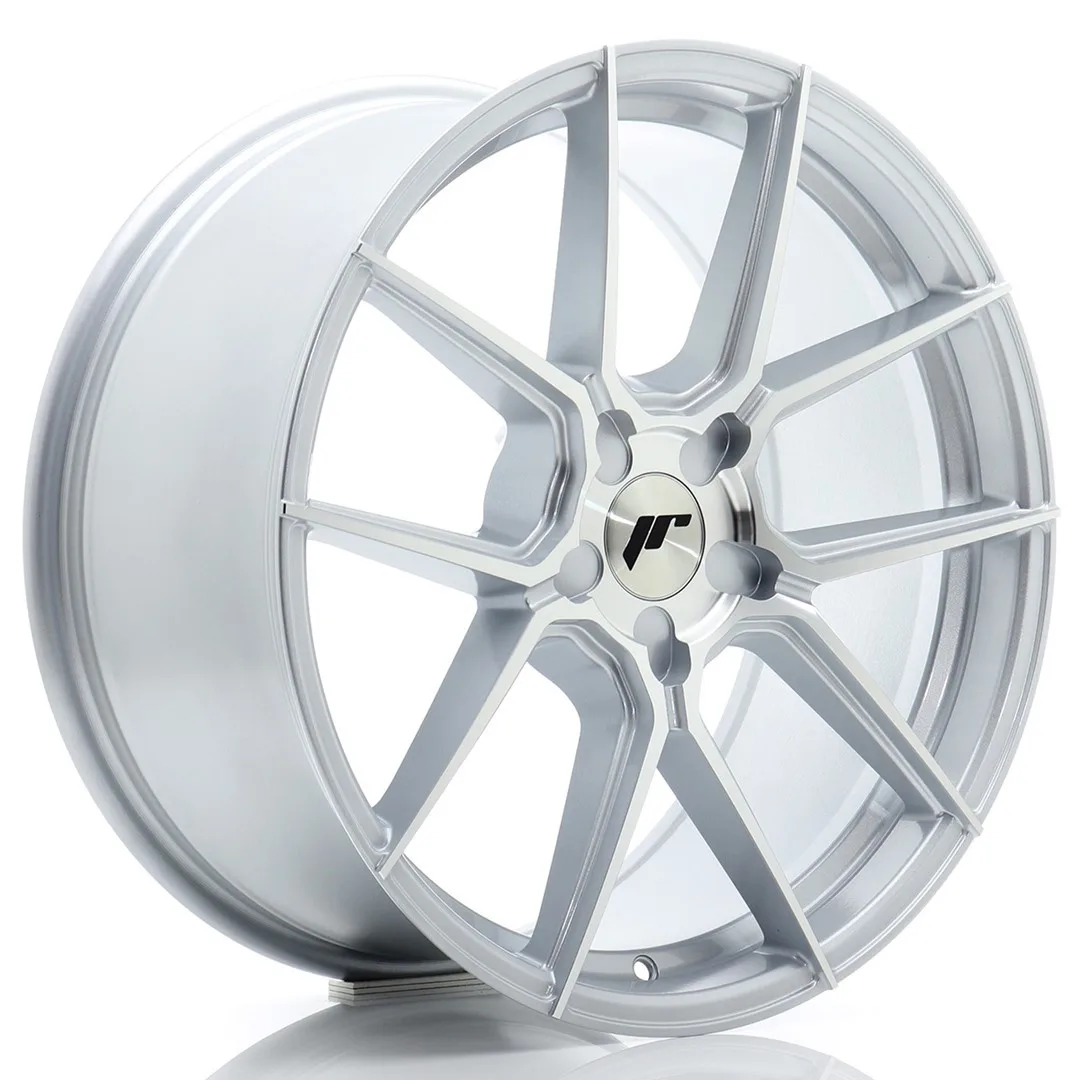 Легкосплавний диск 19" Japan Racing JR30 19x8,5 ET45 5x112 срібний з фрезеруванням - фото My Tuning Lab