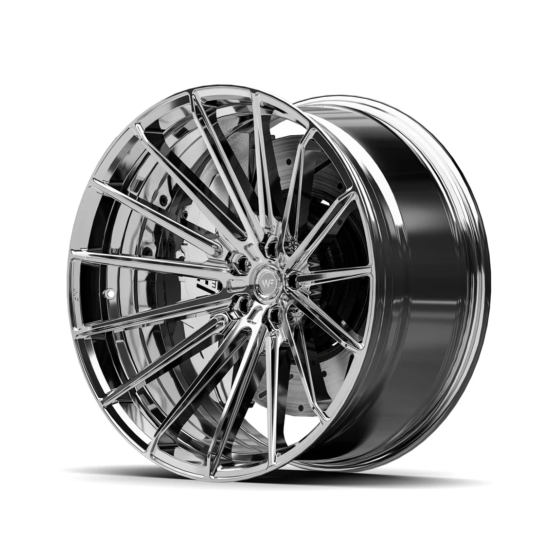 Легкосплавний диск 22" Wheelforce X.RSM-FF 22x11,5 ET30 5x112 Rhodium - фото My Tuning Lab