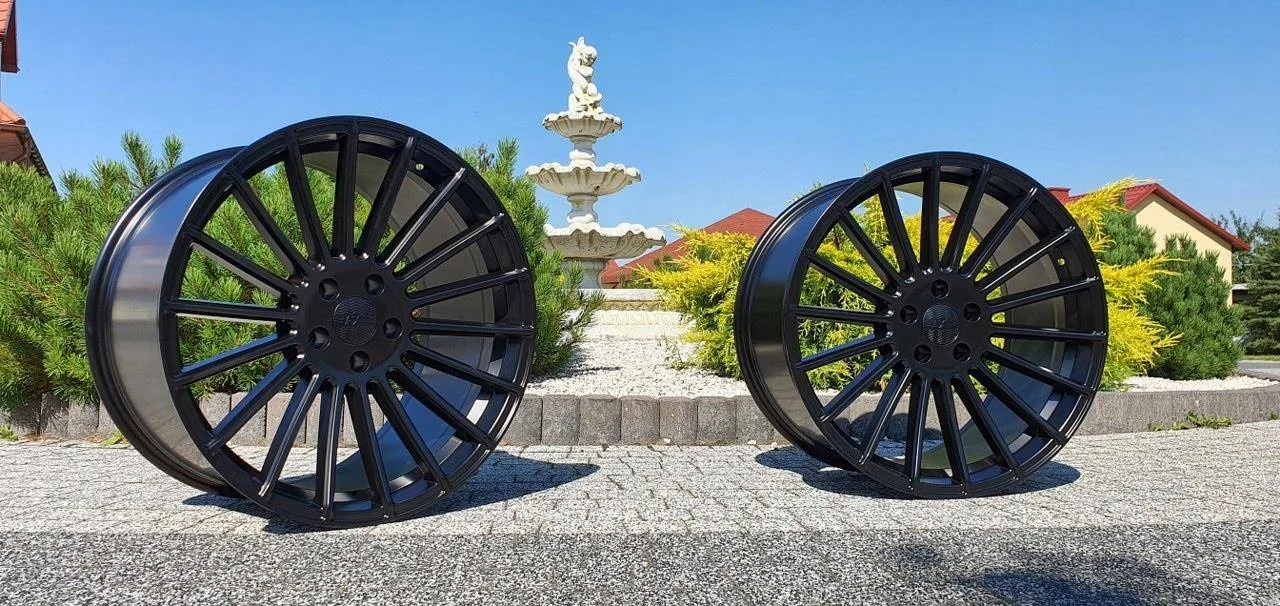Комплект легкосплавних дисків 21" HAXER HX010 21x10,5/11,5 ET38/40 5x112 Czarna Satyna - фото My Tuning Lab