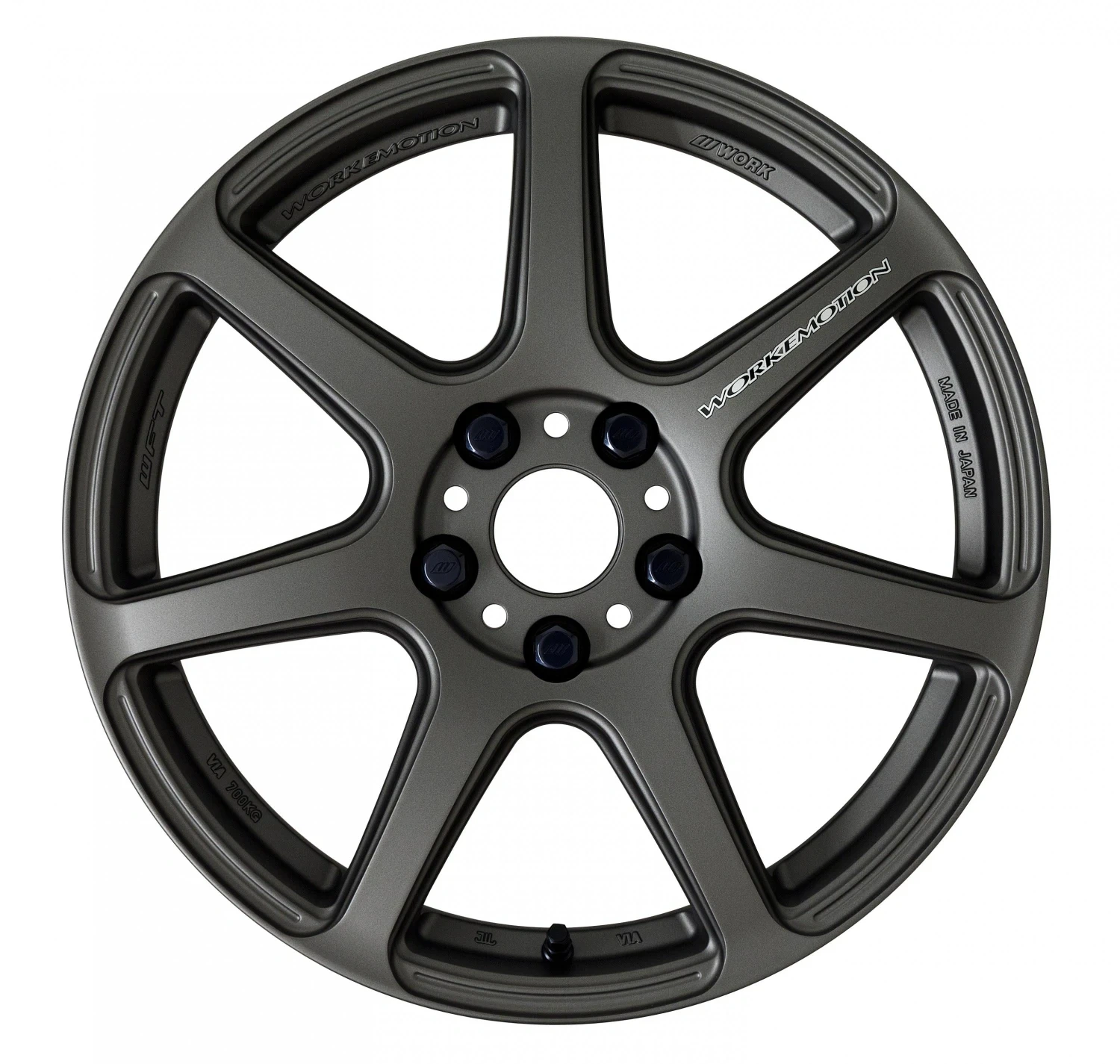 Легкосплавний диск 17" Work Wheels Work Emotion T7R 17x7 BLANK матовий графіт (MGM) - фото My Tuning Lab