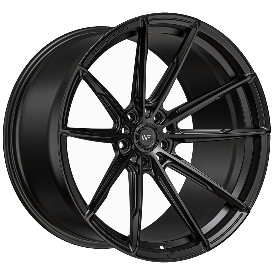 Легкосплавний диск 19" Wheelforce RACE.THREE 19x9 ET44 5x112 глибокий чорний - фото My Tuning Lab