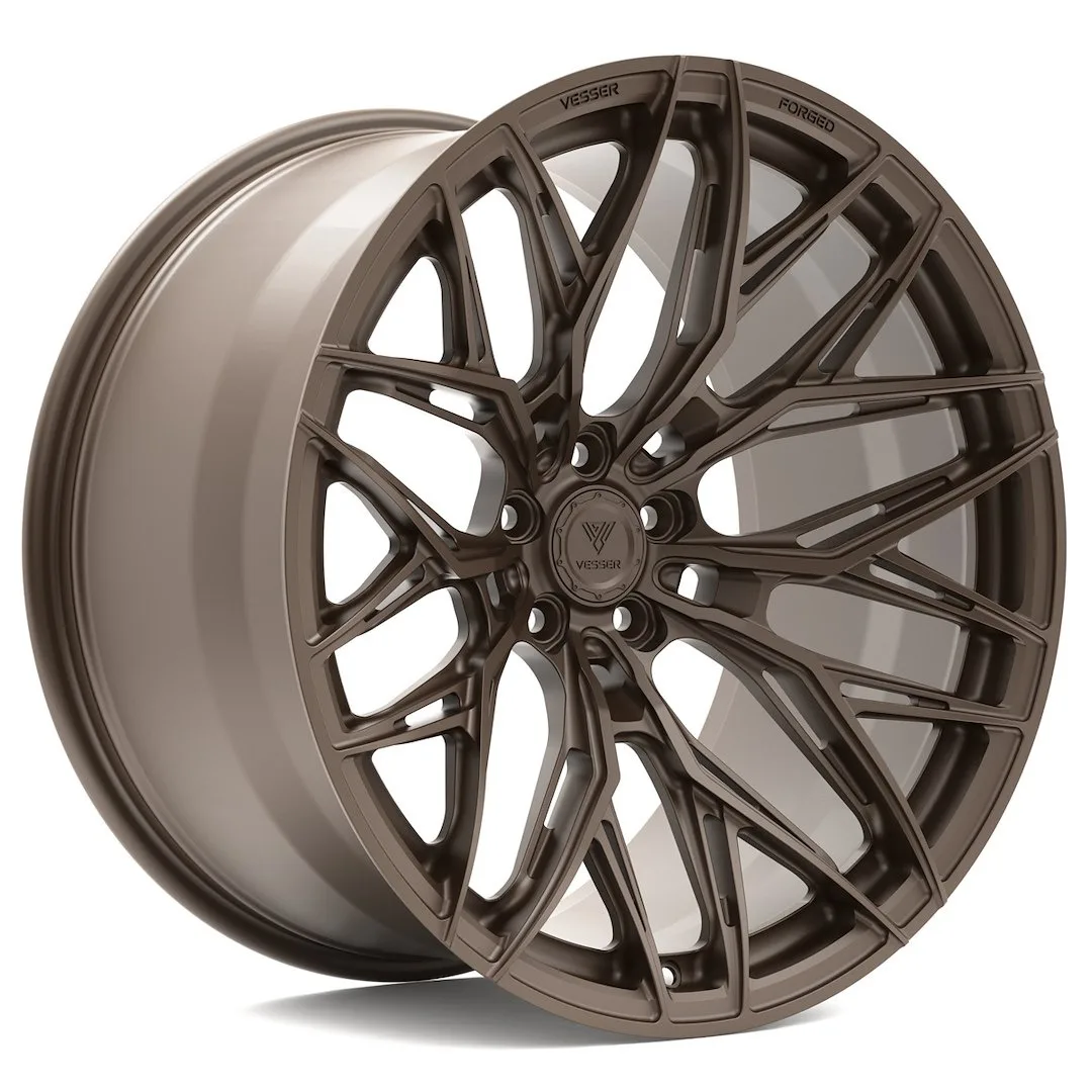 Легкосплавний диск 19" Vesser VSR1 19x8,5 ET32 5x112 глянцева бронза - фото My Tuning Lab