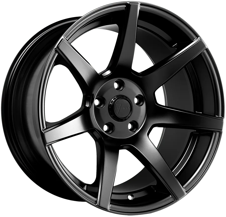Легкосплавний диск 18" 7Twenty Style 55 18x9.5 ET15 5x114.3 сатиновий чорний - фото My Tuning Lab