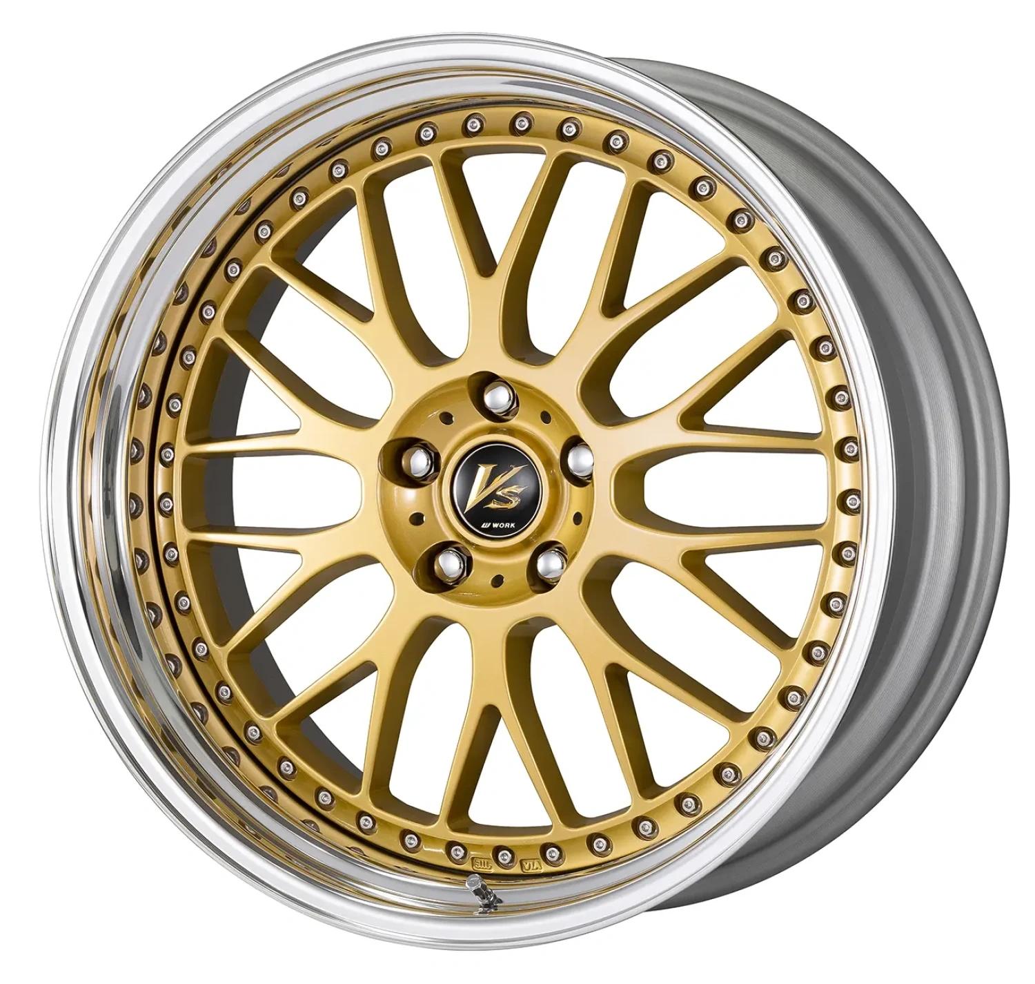 Легкосплавний диск 19" Work Wheels VS XX Step Rim 19x7,5 BLANK золотий (GLD) - фото My Tuning Lab