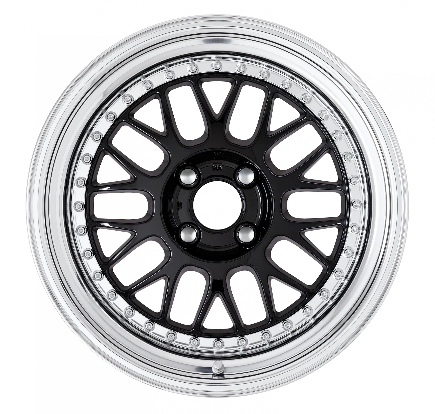 Легкосплавний диск 16" Work Wheels Meister M1-3P 16x10,5 BLANK чорний (BLK) - фото My Tuning Lab