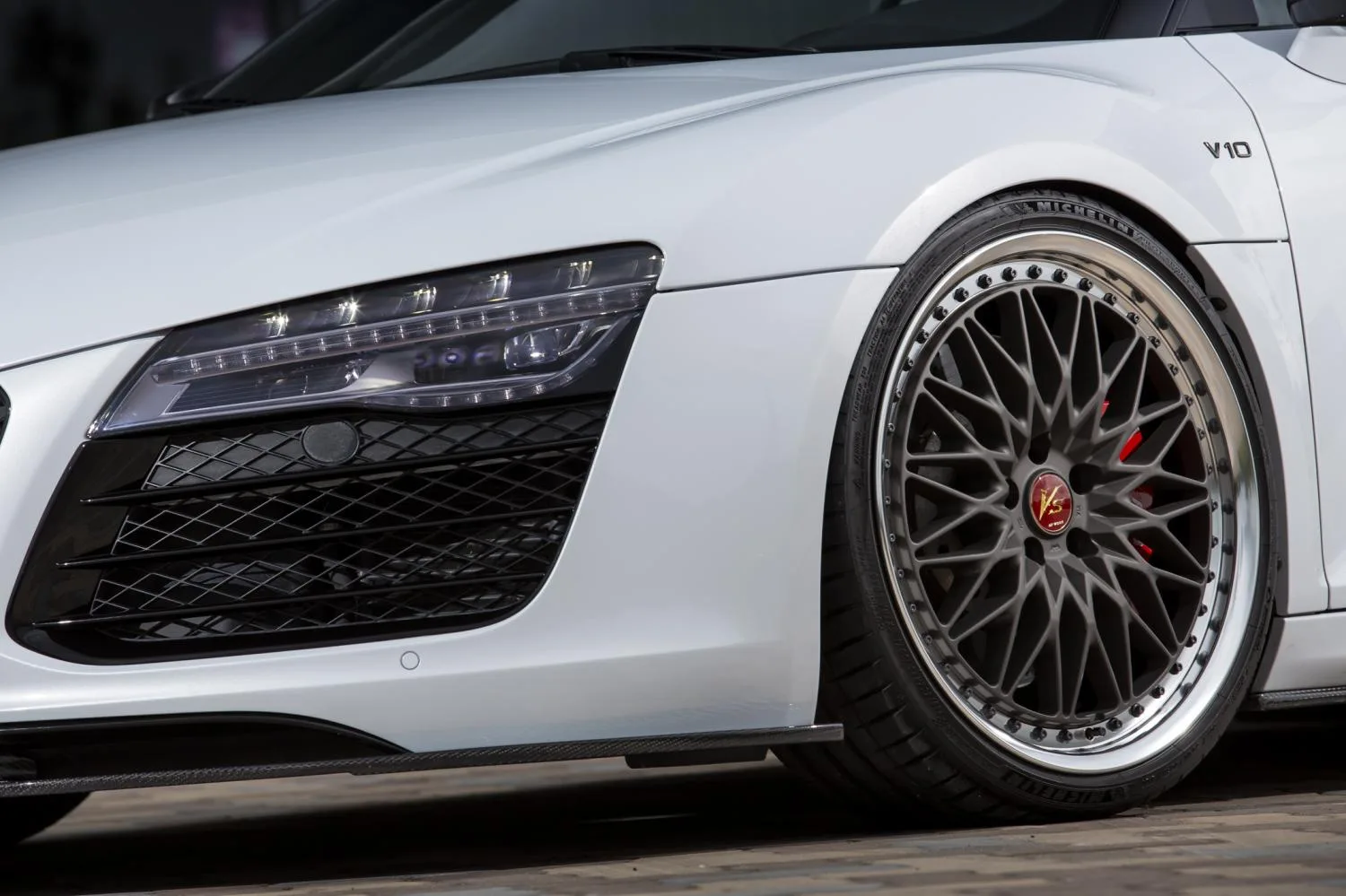 Легкосплавний диск 17" Work Wheels VS XV 17x7 BLANK Brilliant срібний чорний (BSB) - фото My Tuning Lab