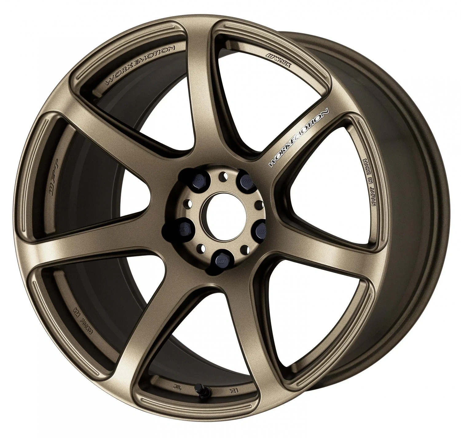 Легкосплавний диск 18" Work Wheels Work Emotion T7R 18x7,5 BLANK Matte бронза (AHG) - фото My Tuning Lab