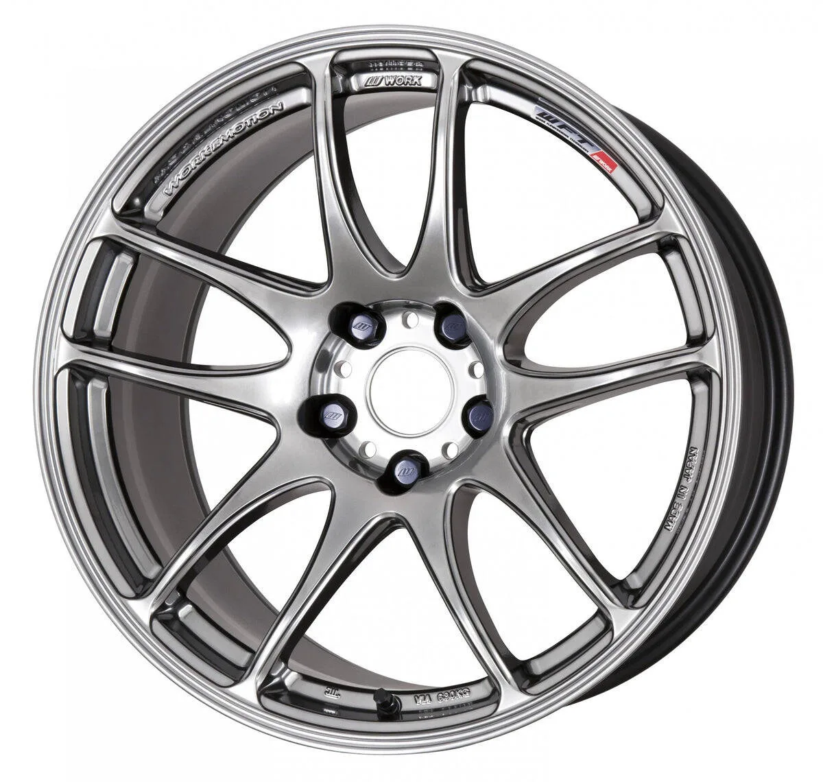 Легкосплавний диск 18" Work Wheels EMOTION CR KIWAMI 18x9,5 ET20 5x114.3 срібний (GTS) - фото My Tuning Lab