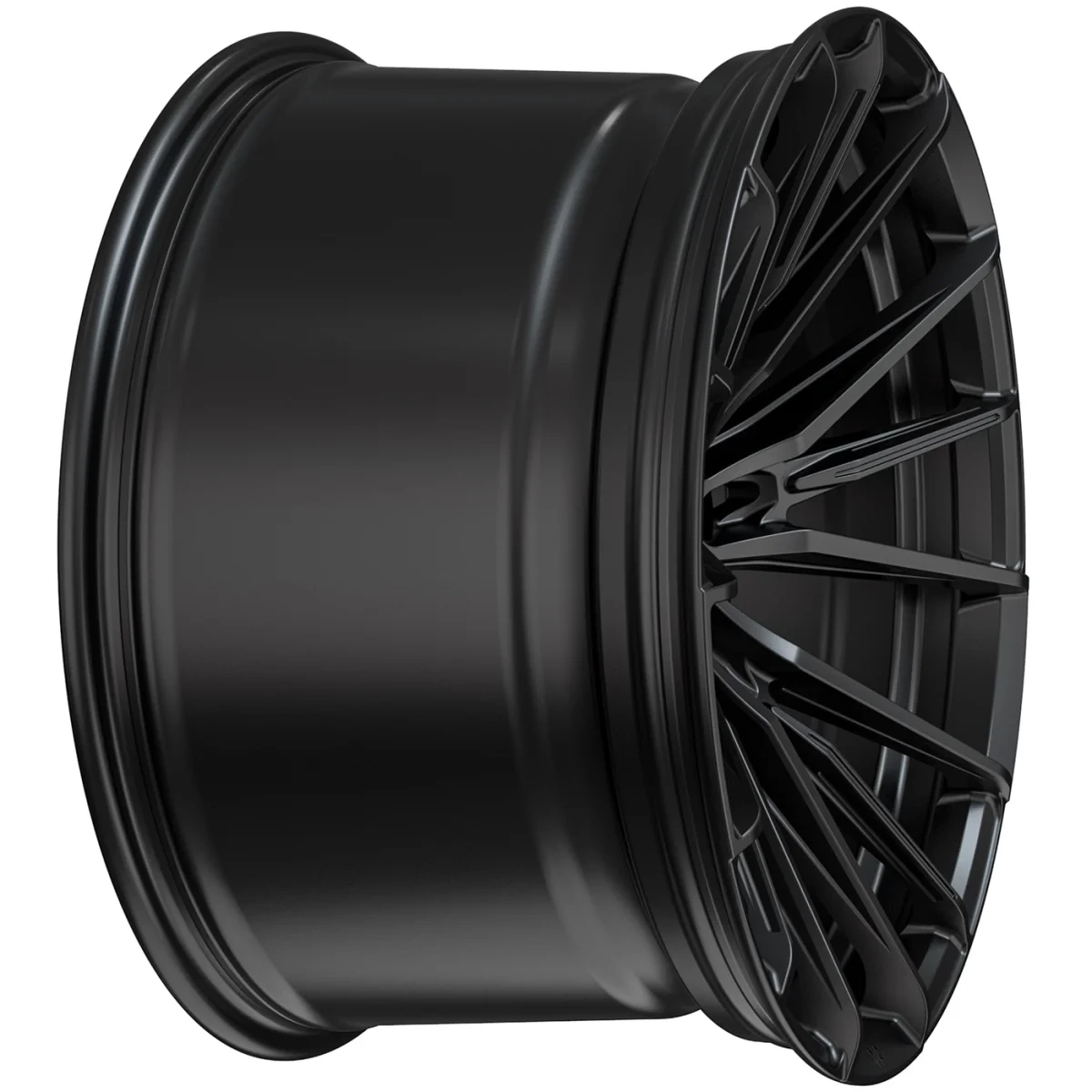 Легкосплавний диск 20" Wheelforce CF.4-FFR 20x9,5 ET16 5x120 глибокий чорний - фото My Tuning Lab