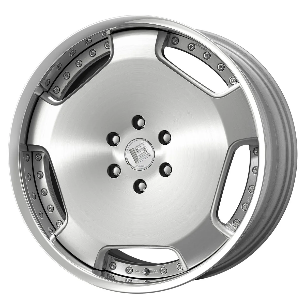 Легкосплавний диск Work Wheels LS ADAMAS 24" Titanium золотий (HPG) - фото My Tuning Lab
