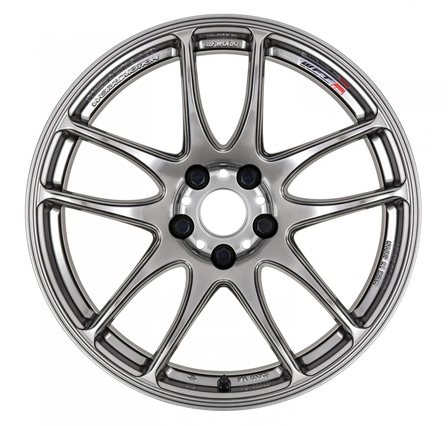 Легкосплавний диск 17" Work Wheels Work Emotion CR Kiwami 17x7 BLANK срібний (GTS) - фото My Tuning Lab