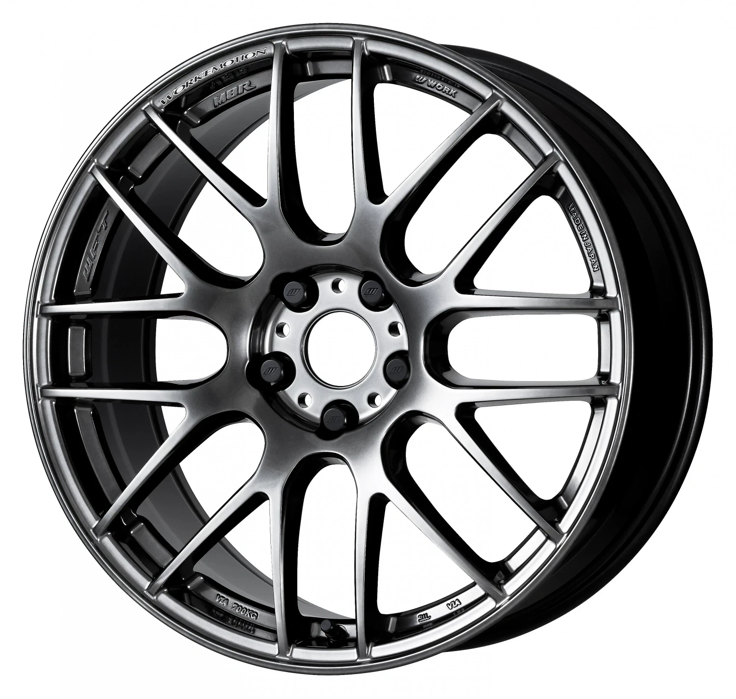 Легкосплавний диск 19" Work Wheels Work Emotion M8R 19x8,5 BLANK Blim чорний (GTK) - фото My Tuning Lab