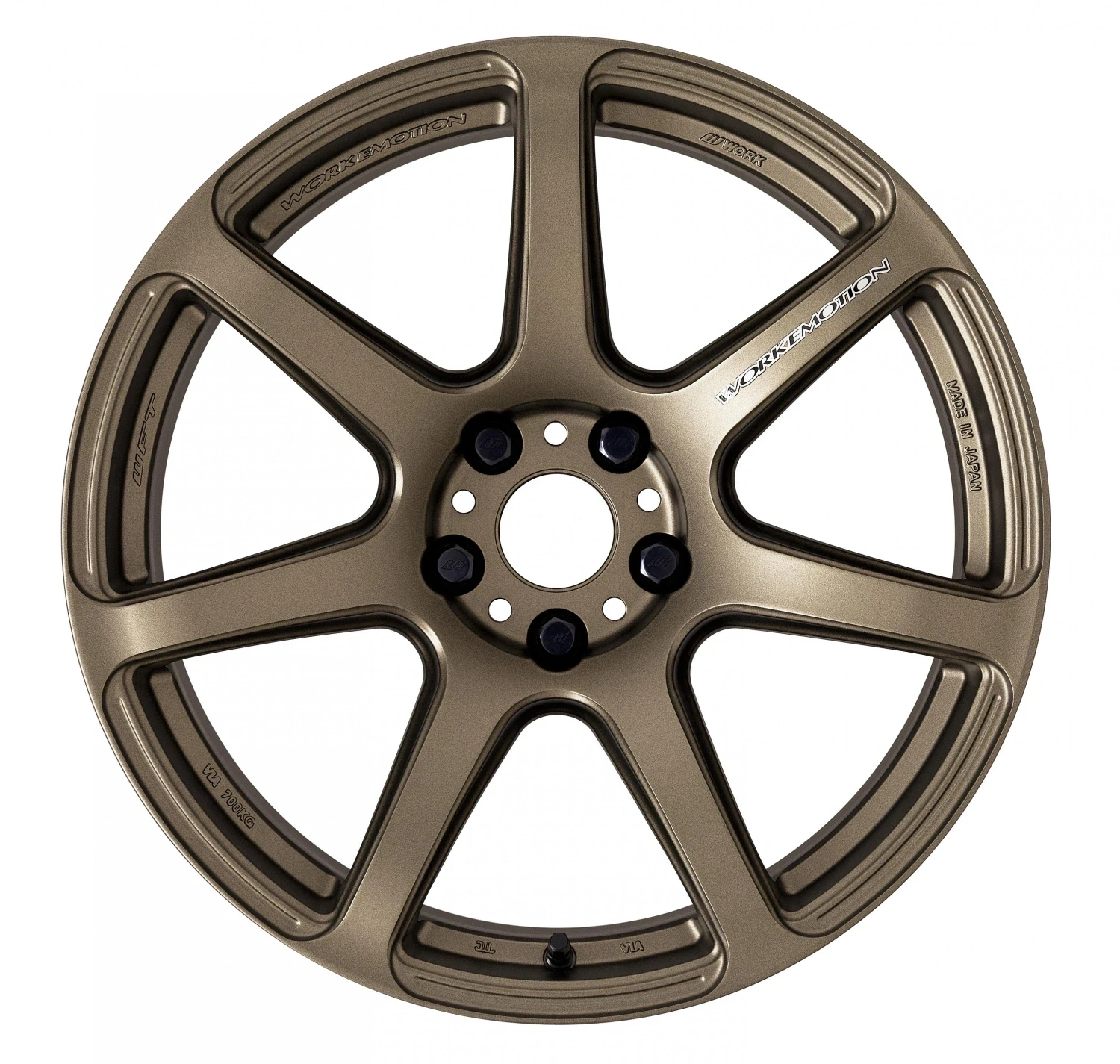 Легкосплавний диск 16" Work Wheels Work Emotion T7R 16x6,5 BLANK Matte бронза (AHG) - фото My Tuning Lab