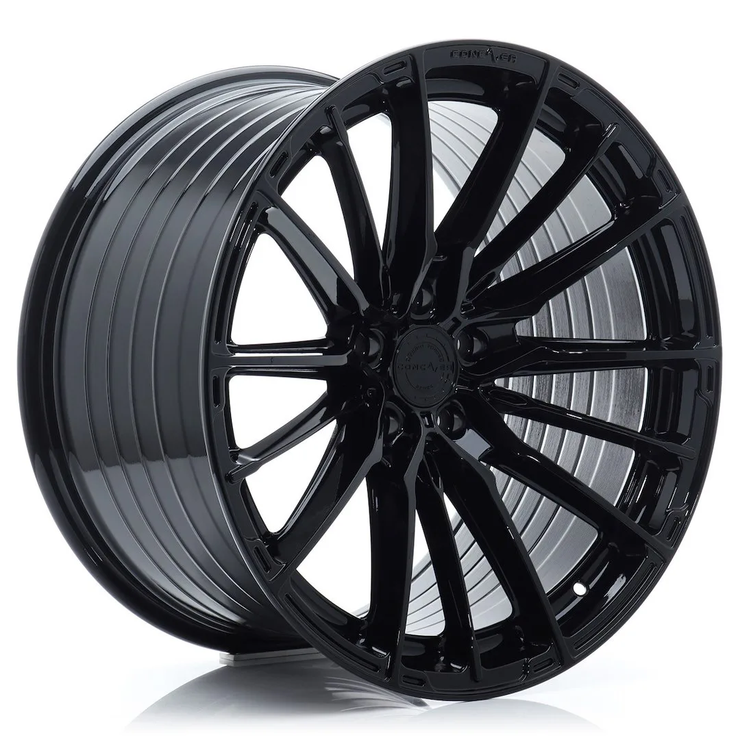 Легкосплавний диск 19" Concaver CVR7 19x10,5 ET15-57 BLANK платиновий чорний - фото My Tuning Lab