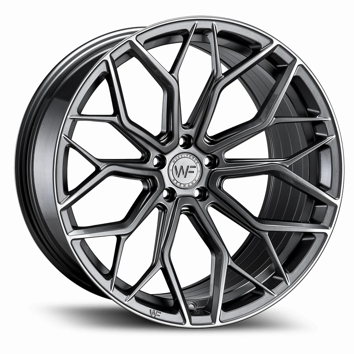 Легкосплавний диск 20" Wheelforce HE1-FF 20x10,5 ET42 5x112 Gloss Steel - фото My Tuning Lab